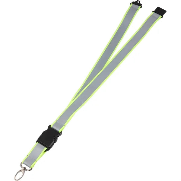 Recycled Polyester Reflective Lanyard