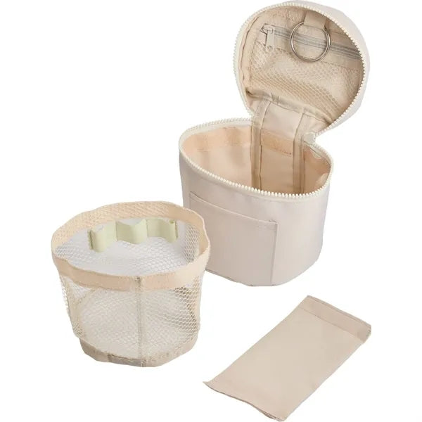 Wellable Recycled Round Travel Case