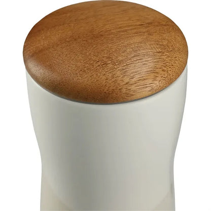 Reno Double Wall Ceramic Tumbler w/Wood Lid 10oz
