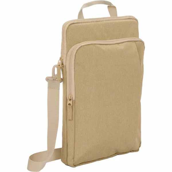 Vertical Recycled Messenger Bag