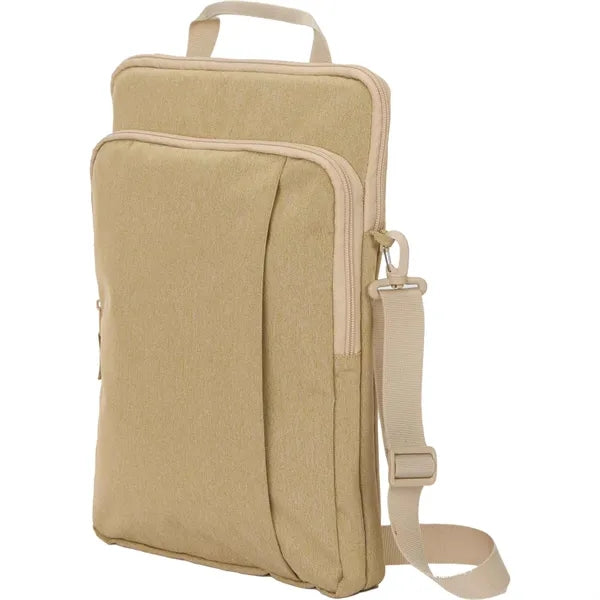 Vertical Recycled Messenger Bag