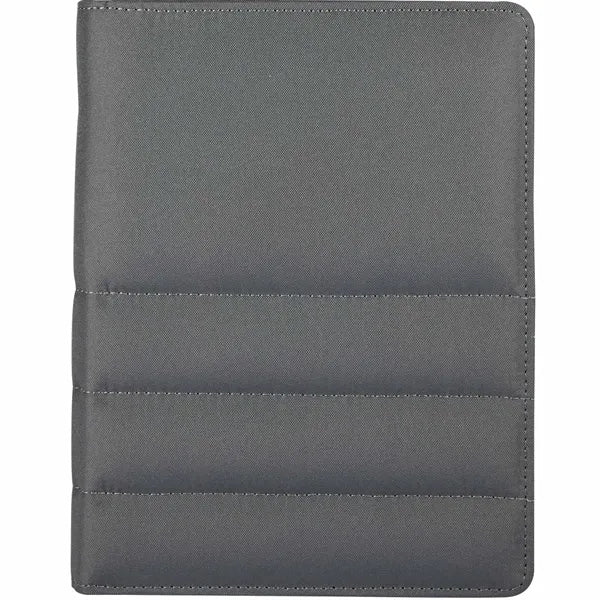 Puffer Zippered Padfolio with FSC© Recycled Paper