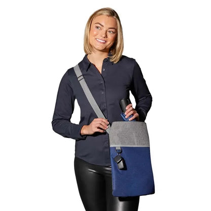 Double Heather RPET Crossbody Tote
