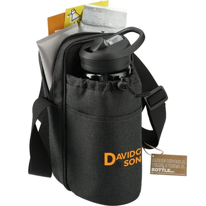 Traver RPET Adjustable Bottle Sling Cooler w/Pouch