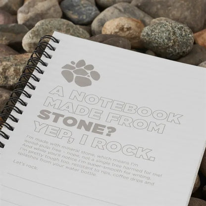 5' x 7' Mineral Stone Field Spiral Notebook
