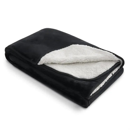 Oversized Wearable WFH Cozy Fleece Sherpa Blanket