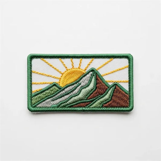 100% Custom Embroidered Patches - Hook & Loop