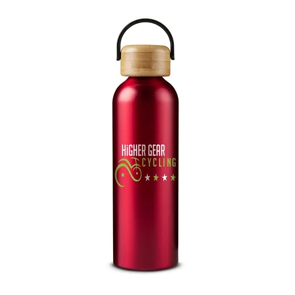 24 oz Vigor Aluminum Bottle With Bamboo Lid
