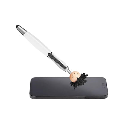 MopToppers Multicultural Screen Cleaner With Stylus Pen