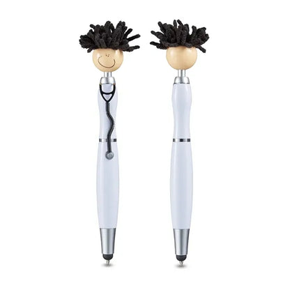 MopToppers Screen Cleaner With Stethoscope Stylus Pen