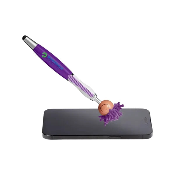 MopToppers Multicultural Screen Cleaner With Stylus Pen