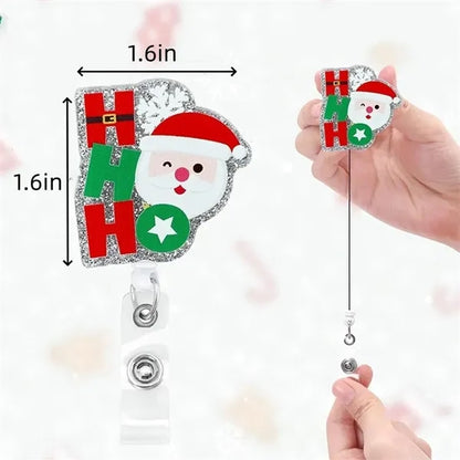 Christmas Badge Scroll Closure