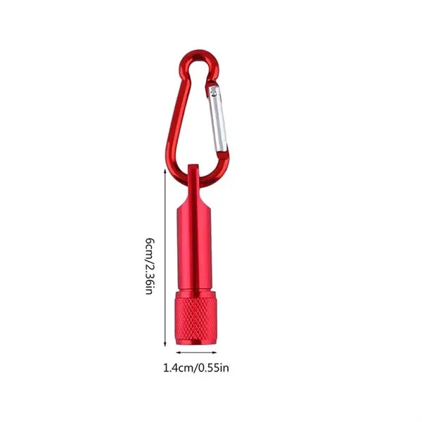 Portable Aluminum Alloy LED Keychain Flashlight