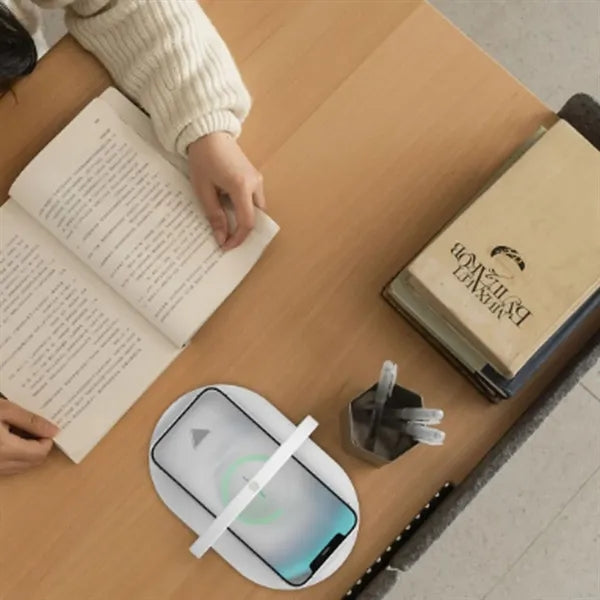 3 In 1 Foldable Dimmable Wireless Charging Lamp
