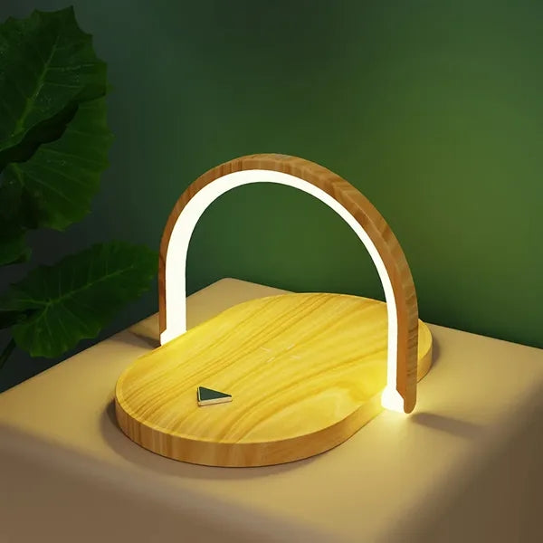 3 In 1 Foldable Dimmable Wireless Charging Lamp