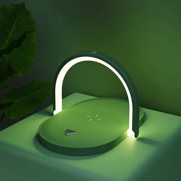 3 In 1 Foldable Dimmable Wireless Charging Lamp