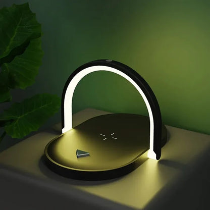 3 In 1 Foldable Dimmable Wireless Charging Lamp