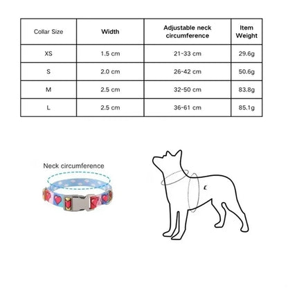 Nylon Dog Collars with Metal Bayonet