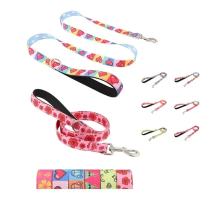 Printed Pet Leash with Metal Carabiner