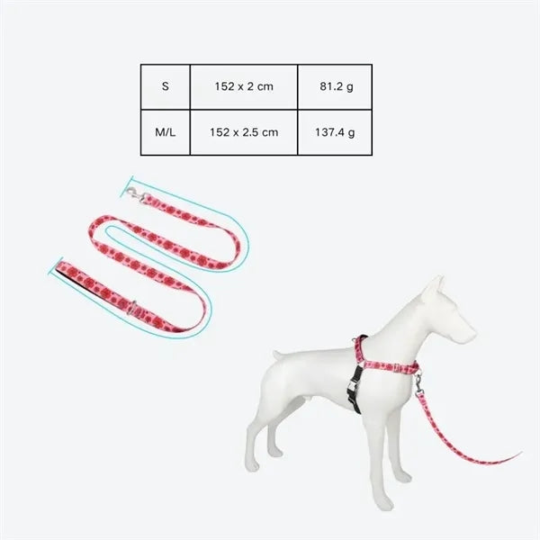 Printed Pet Leash with Metal Carabiner