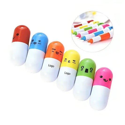 Cute Cartoon Retractable pill Ballpoint Pen