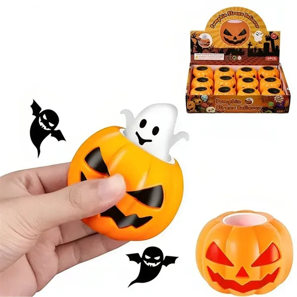Halloween Pumpkin Stress Ball Cute Ghost Pop Up Toys