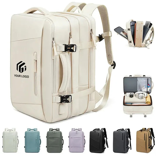 Large expandable gym work laptop luggage travel backpack