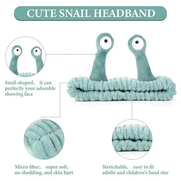 Spa Headband Set Cartoon Snail