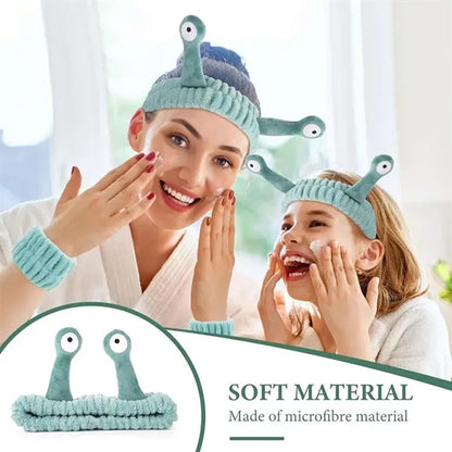 Spa Headband Set Cartoon Snail