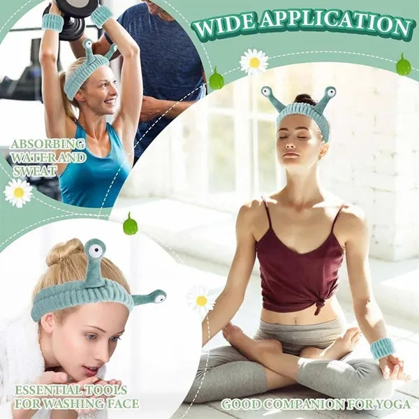 Spa Headband Set Cartoon Snail