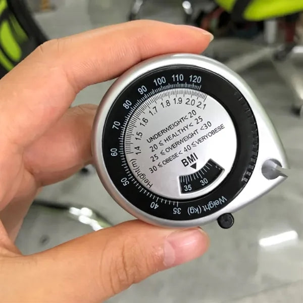 Multifunctional Teardrop-Shaped BMI Health Measurement Ruler