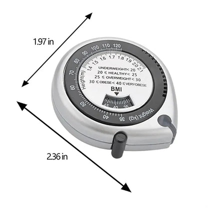 Multifunctional Teardrop-Shaped BMI Health Measurement Ruler
