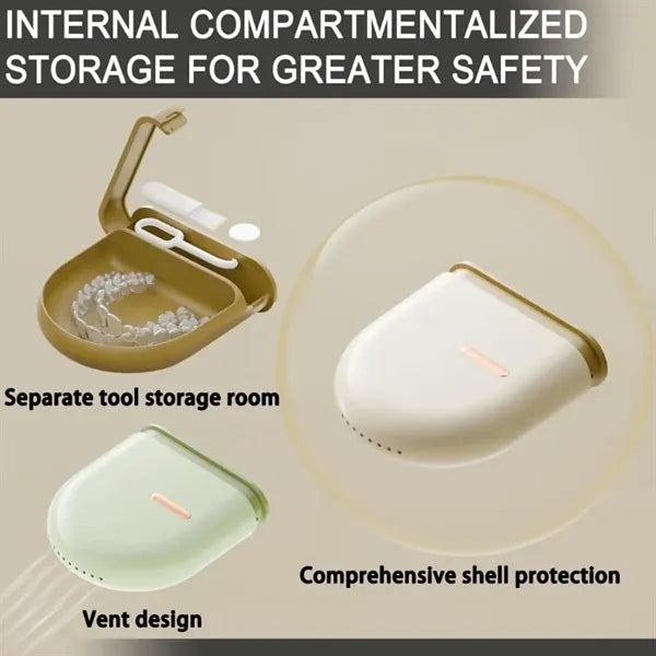 Slim Pull Out Orthodontic Retainer Case