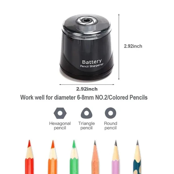 Portable Electric Pencil Sharpener Battery Operated