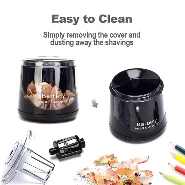 Portable Electric Pencil Sharpener Battery Operated