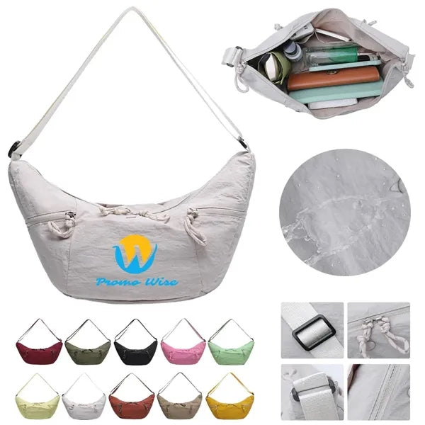 Crossbody Dumpling Bag With Adjustable Shoulder Strap