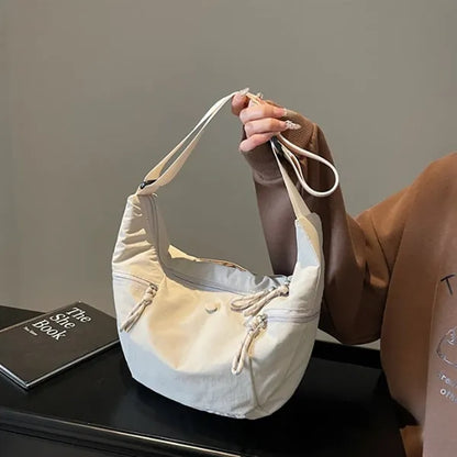 Crossbody Dumpling Bag With Adjustable Shoulder Strap