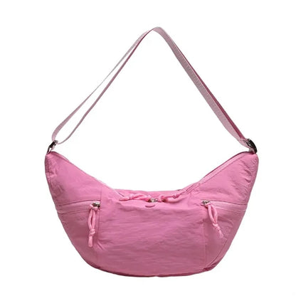 Crossbody Dumpling Bag With Adjustable Shoulder Strap