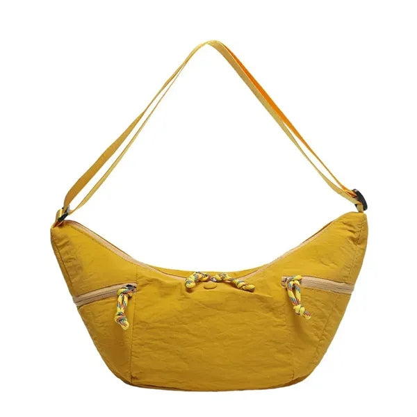 Crossbody Dumpling Bag With Adjustable Shoulder Strap
