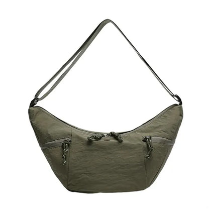 Crossbody Dumpling Bag With Adjustable Shoulder Strap
