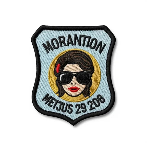 4.5 inches - 100% Custom Embroidered Patches - Hook & Loop