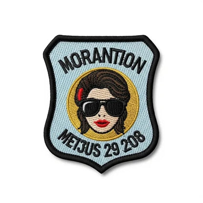 4 inches - 100% Custom Embroidered Patches - Hook & Loop