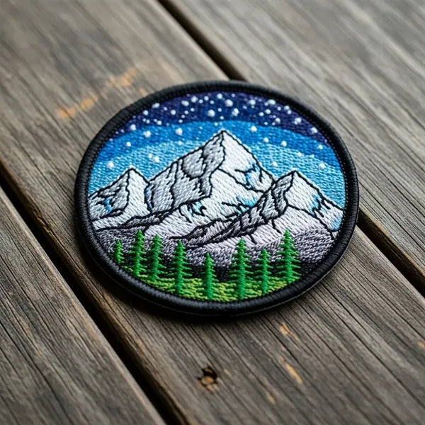5 inches - 100% Custom Embroidered Patches - Hook & Loop