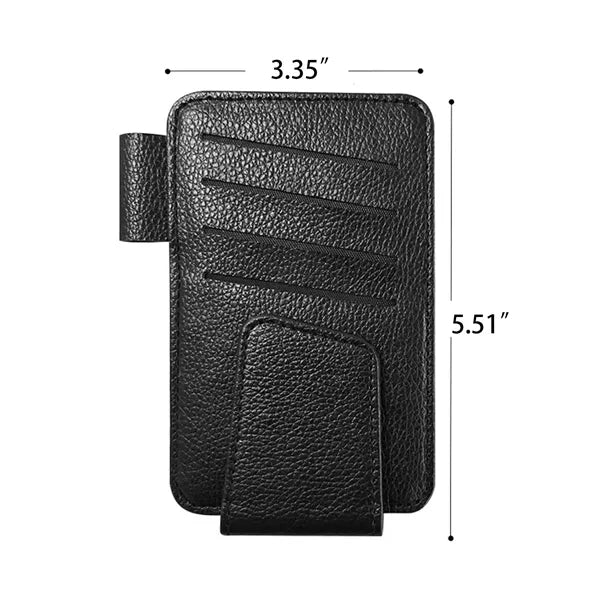 Car Visor Organizer for Sunglasses Cards and Pen