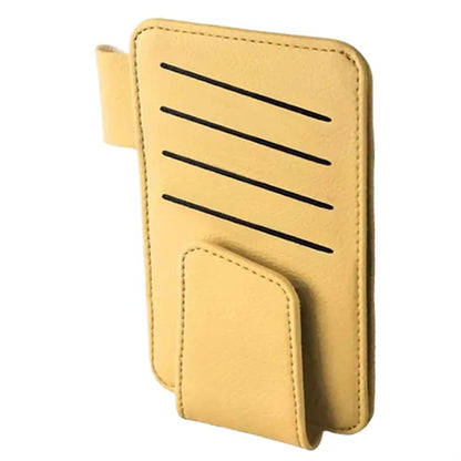Car Visor Organizer for Sunglasses Cards and Pen