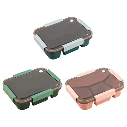 Custom Logo Multi Compartment Lunch Box for Work Travel