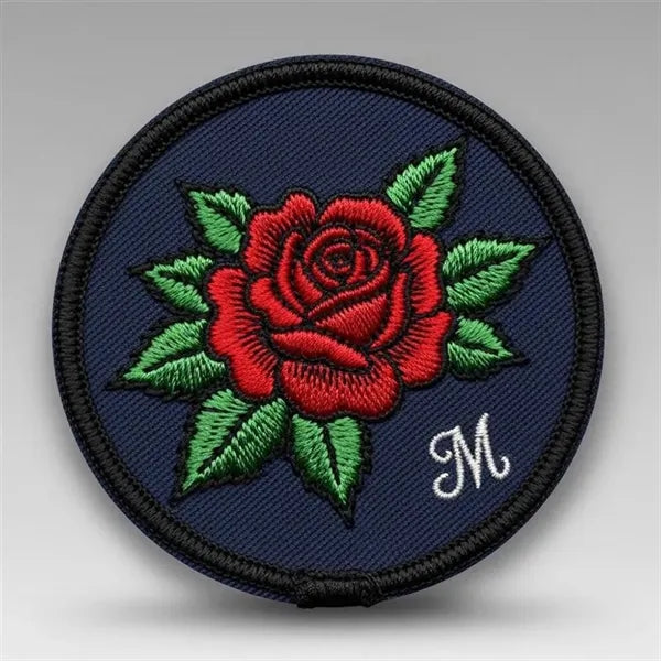 5 inches - 100% Custom Embroidered Patches - Hook & Loop