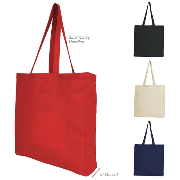 Gusseted 6oz Cotton Tote