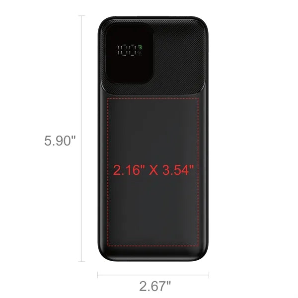 Houston Dual Cord Power Bank 10,000mAh