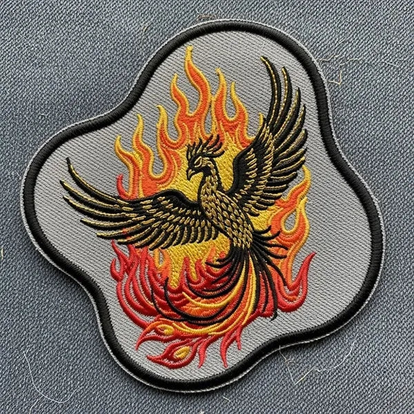 6 inches - 100% Custom Embroidered Patches - Hook & Loop